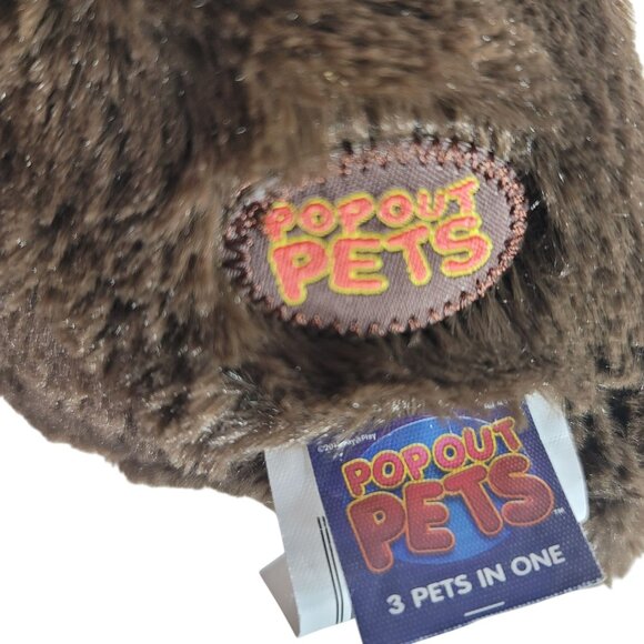 2/$15 Jay At Play Pop Out Pets Parrot Frog Monkey Plush Rainforest Animals 3In1 - Picture 10 of 12